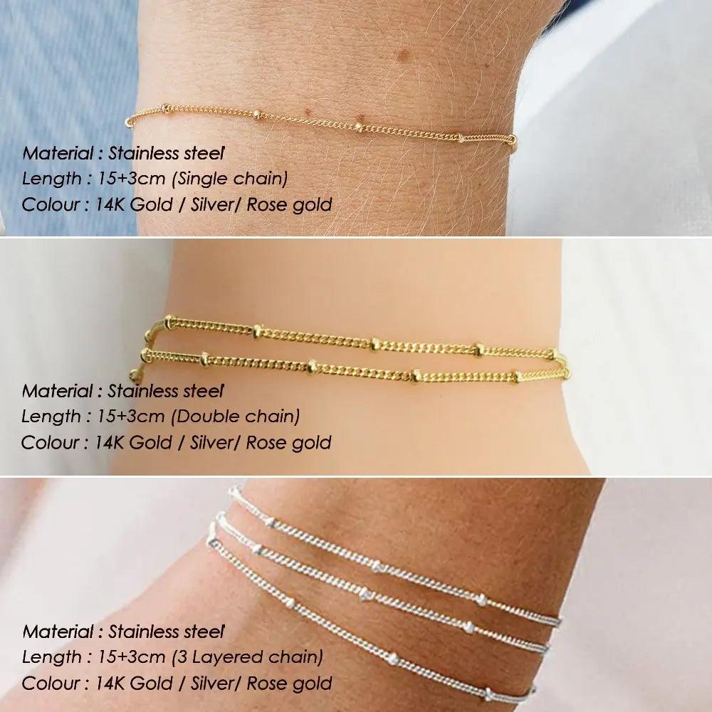 Simple Ball Chain Bracelet For Women - ACO Marketplace