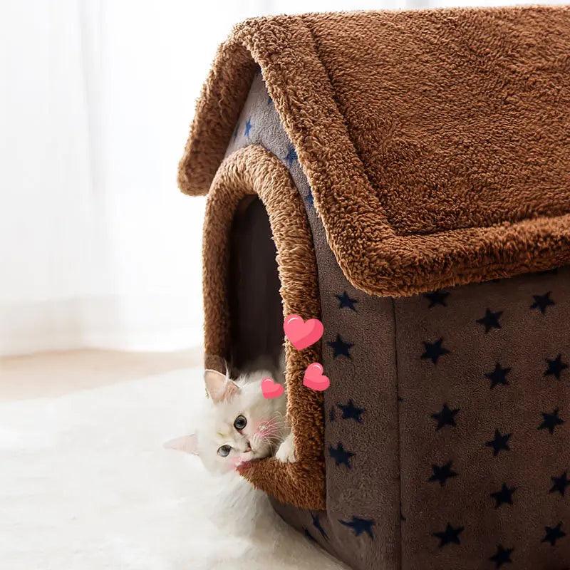 Soft Winter Dog Cat Bed House - ACO Marketplace