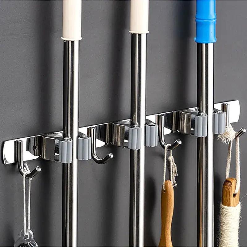 Stainless Steel Mop Organizer - ACO Marketplace