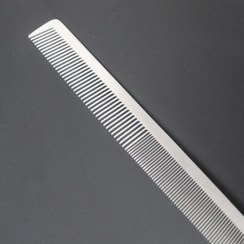 Stainless Steel Silver Barber Comb - ACO Marketplace