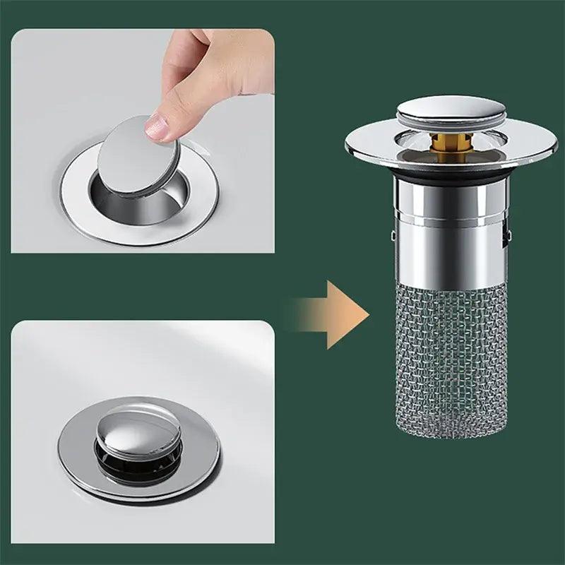 Stainless Steel Sink Drain Filter Stopper - ACO Marketplace