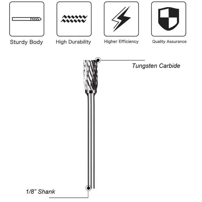 Tungsten Carbide Burr Set For Precision Crafting - ACO Marketplace