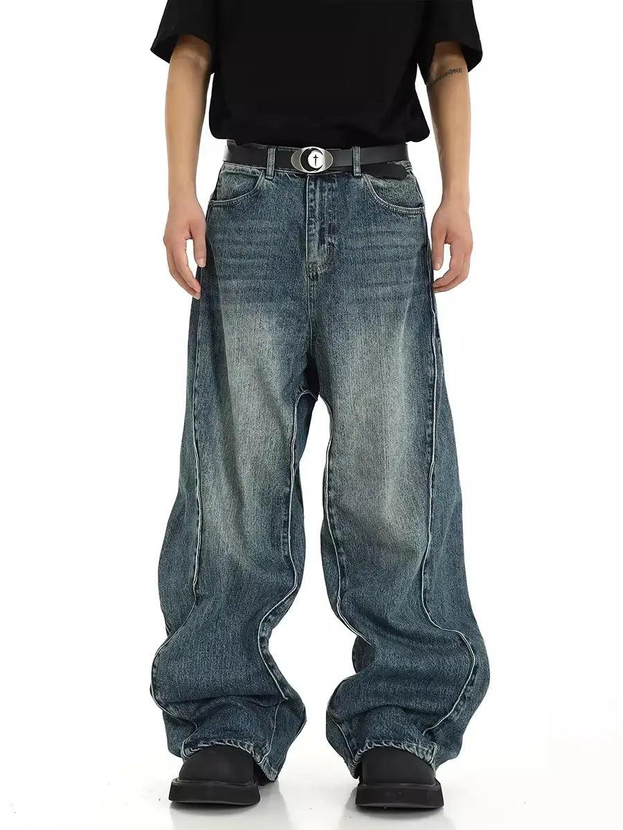 Twisted Seam Men Baggy Jeans - ACO Marketplace