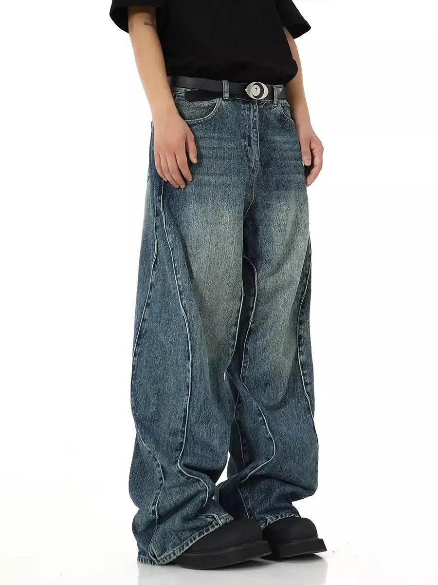 Twisted Seam Men Baggy Jeans - ACO Marketplace