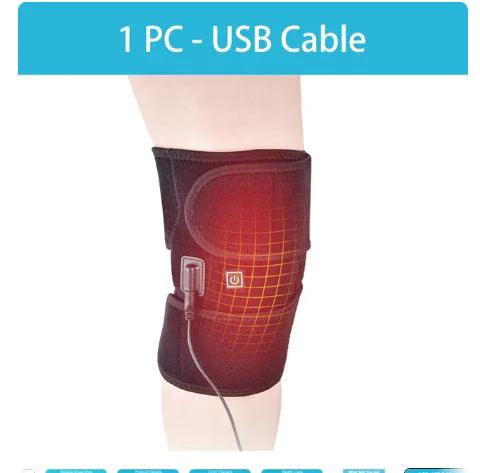 USB Thermal Therapy Electric Heated Knee Brace - ACO Marketplace