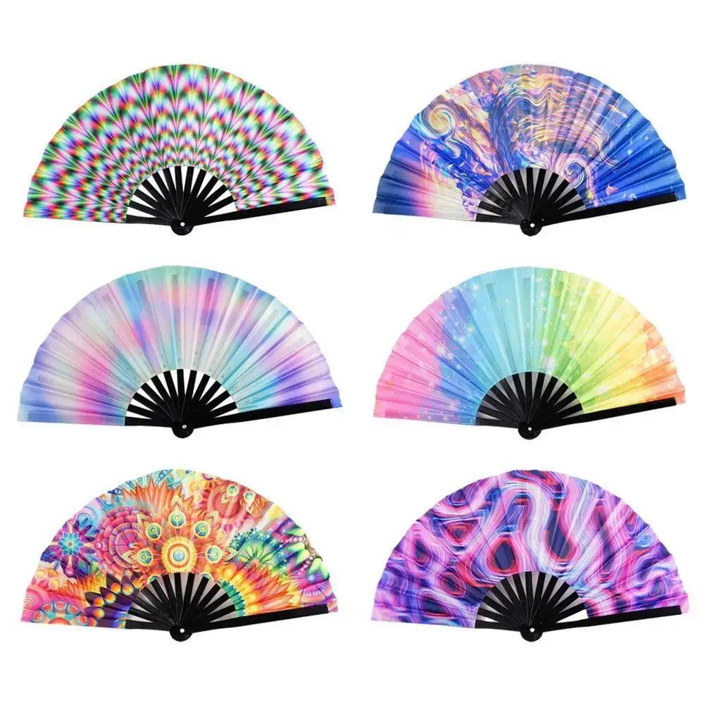UV Fluorescent Folding Fan - ACO Marketplace
