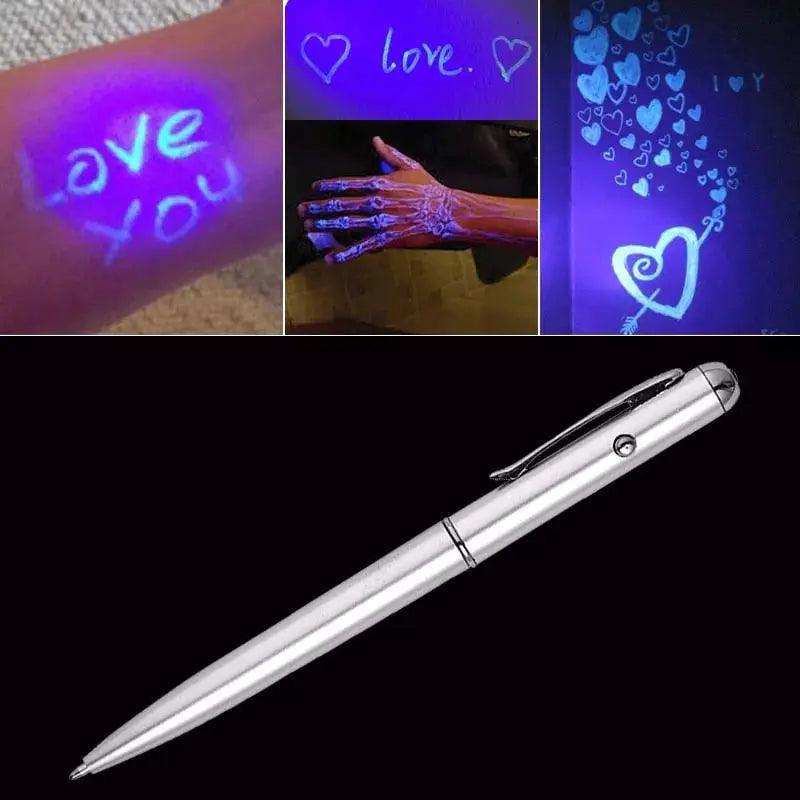 Uv Light Ballpoint Pen With Invisible Ink - ACO Marketplace