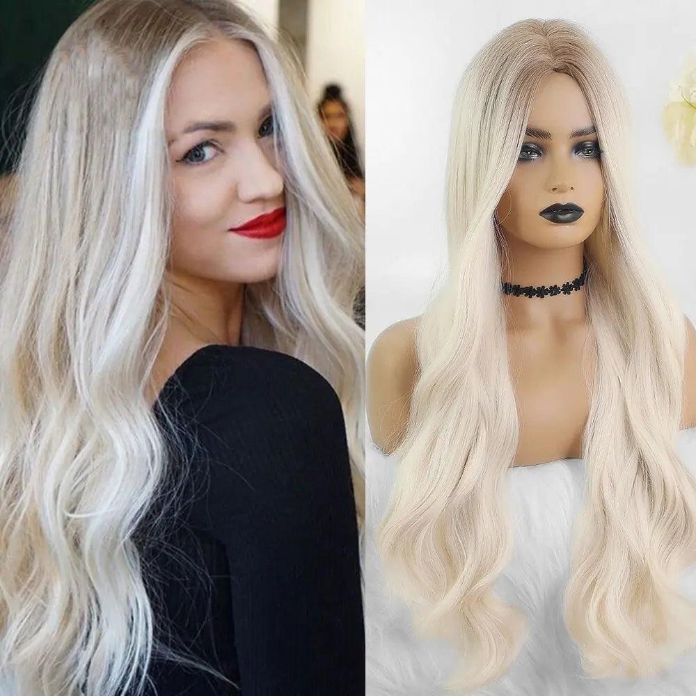Wavy Middle Part Wigs - ACO Marketplace