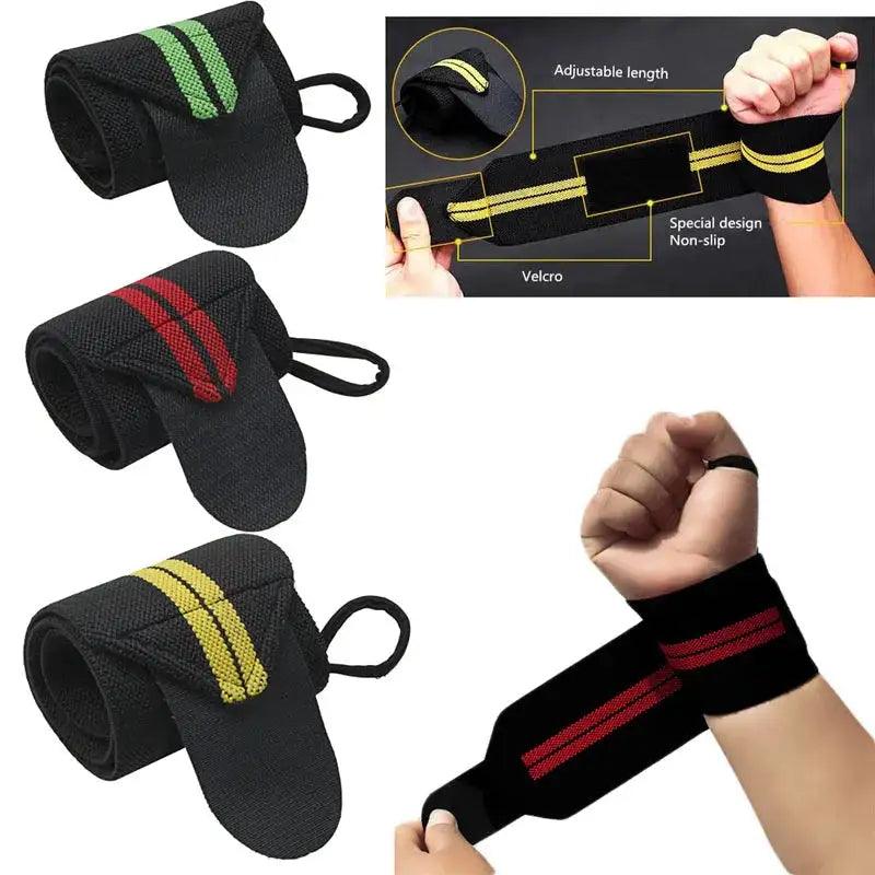 Weight Lifting Strap Fitness Gym Sport Wrist Wrap - ACO Marketplace