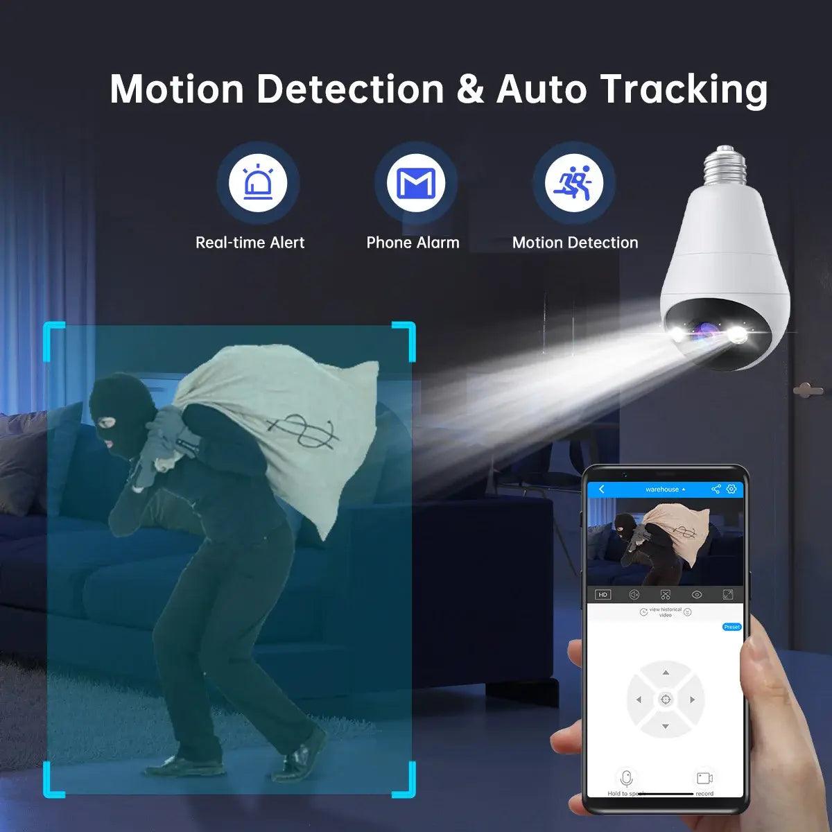 WiFi Bulb Camera with Night Vision - ACO Marketplace