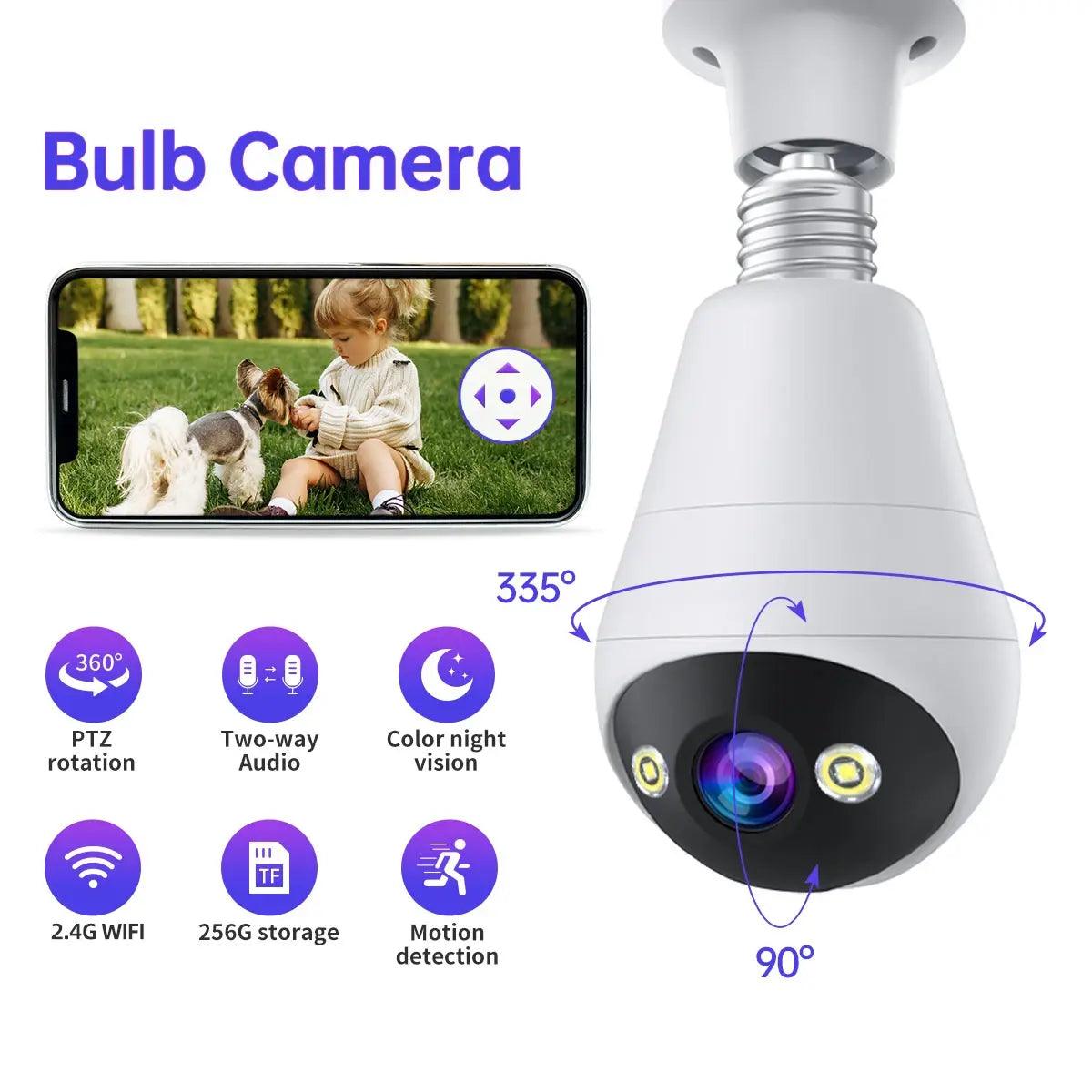 WiFi Bulb Camera with Night Vision - ACO Marketplace