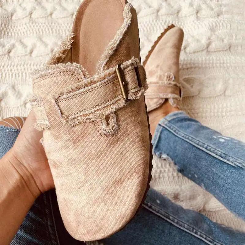Women's Flat Heel Round Toe Loafers - ACO Marketplace